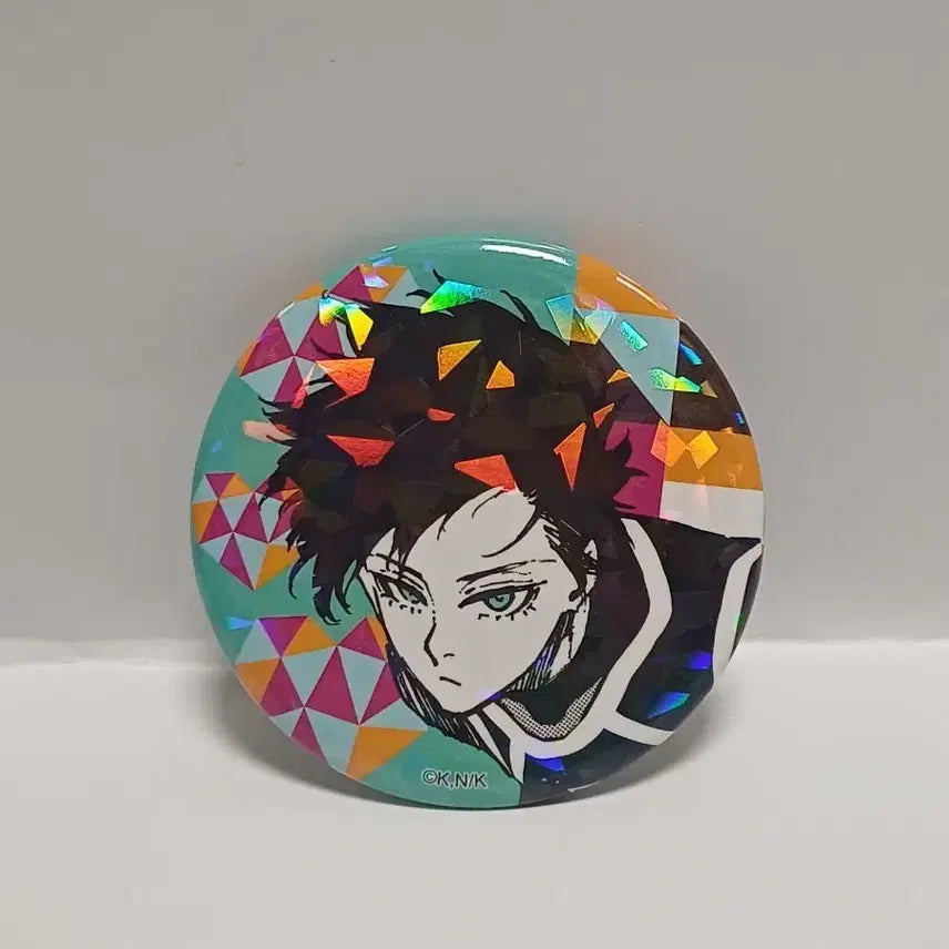 [BUNJANG] Blue Lock Itoshi Rin Original Art Hologram Can Badge / 블루록 굿즈 이토시 린 원화 홀로그램 캔뱃지