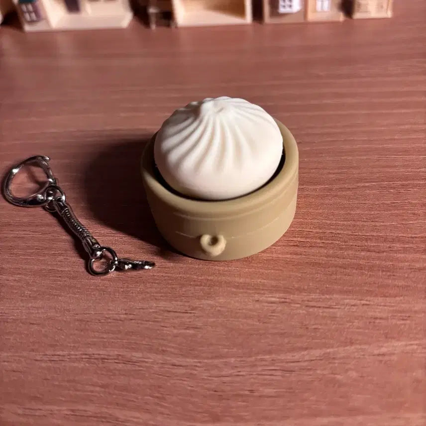[BUNJANG] Dumpling Clicker Keychain / 만두 클릭커 키링