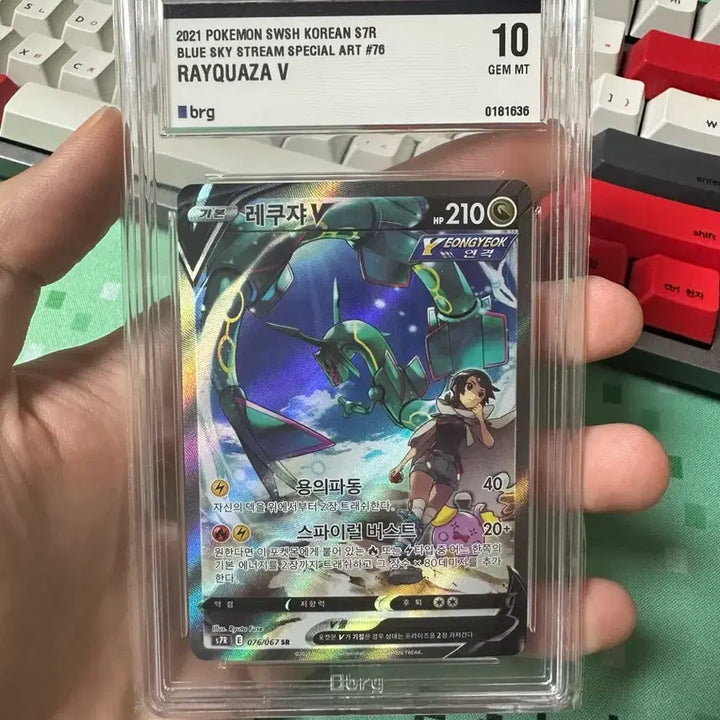 [BUNJANG] Rayquaza V Special Illustration Rare (brg10) / 레쿠쟈v 특일 (brg10)