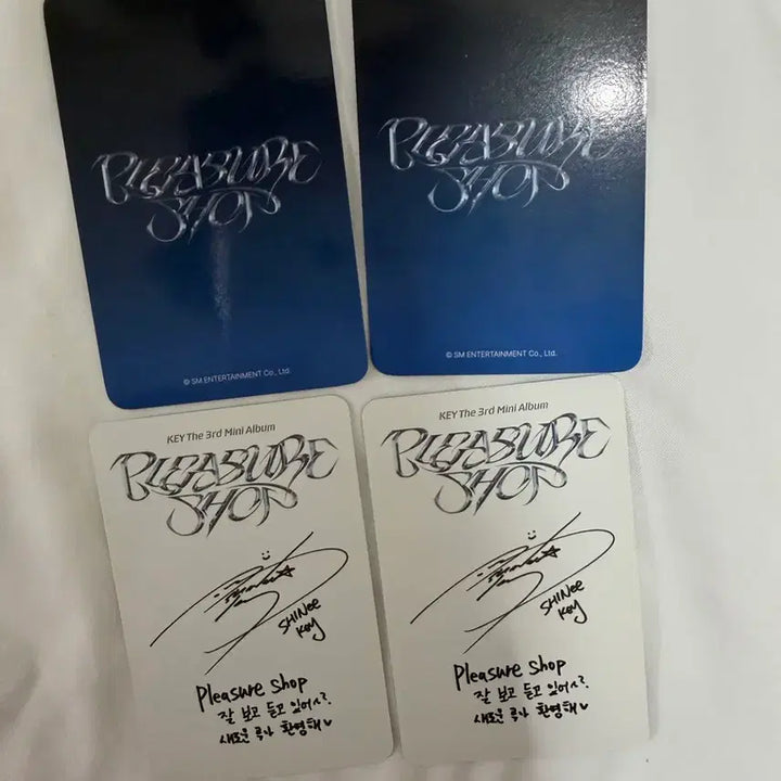 [BUNJANG] SHINee Key Pleasure Shop Photocard Bundle Set / 샤이니 키 플레져샵 포카 4종일괄