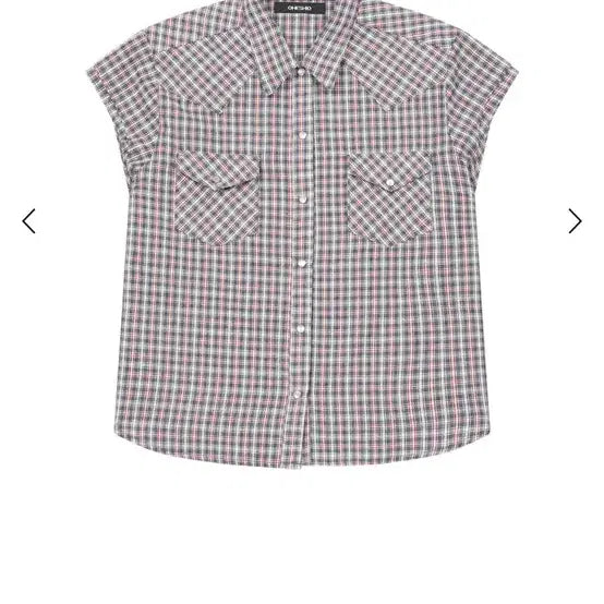 [BUNJANG] OHEHIO Layered Western Check Shirt Navy / 오헤시오 레이어드 웨스턴 체크셔츠 네이비 팔아요