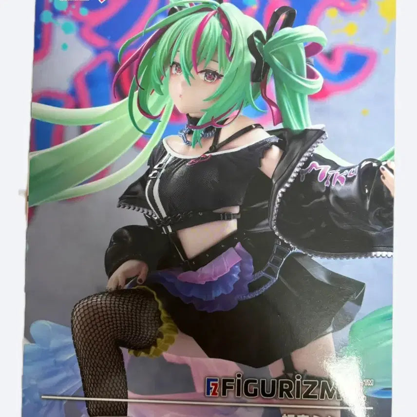 [BUNJANG] Sega Figure-Rism Alpha Hatsune Miku Punk Version Mega Figure / 세가 피규어리즘 알파 하츠네 미쿠 펑크 버전 메가 피규어 양도