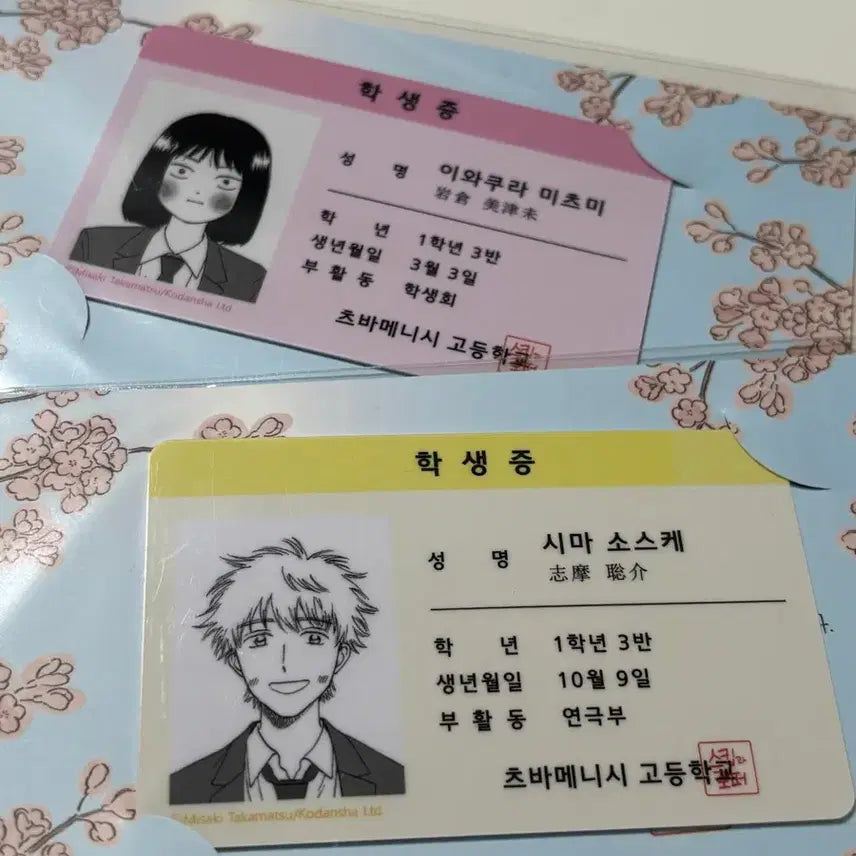 [BUNJANG] Skip and Loafer Shimazaki Mitsumi Student ID Card Bundle Set (Sealed) / (미개봉일괄) 스킵과로퍼 학생증 시마미츠미