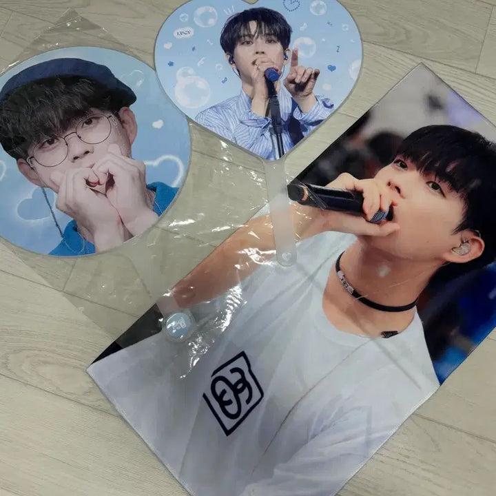 [BUNJANG] LUCY Choi Sangyeop Uchiwa Fan, Slogan / 루시 최상엽 우치와 슬로건