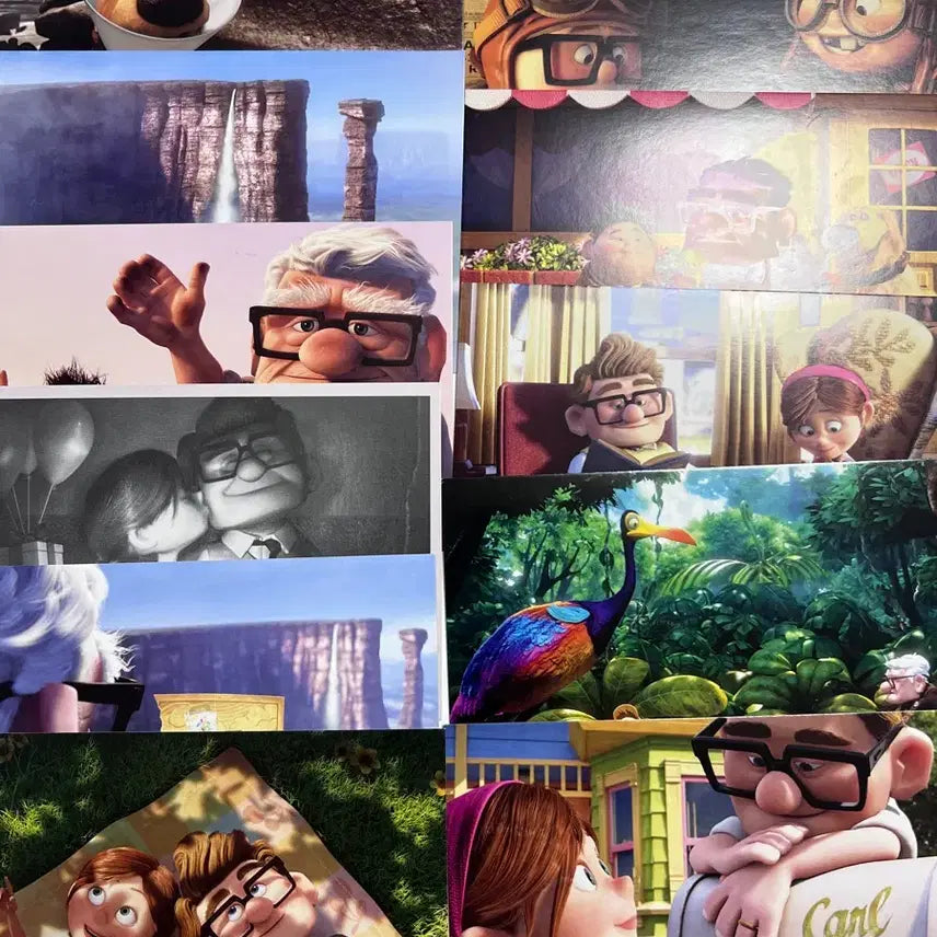 [BUNJANG] Pixar Up Postcard Set (11 pcs) Bundle Set / (희귀) 픽사 업 엽서 세트 11장 일괄