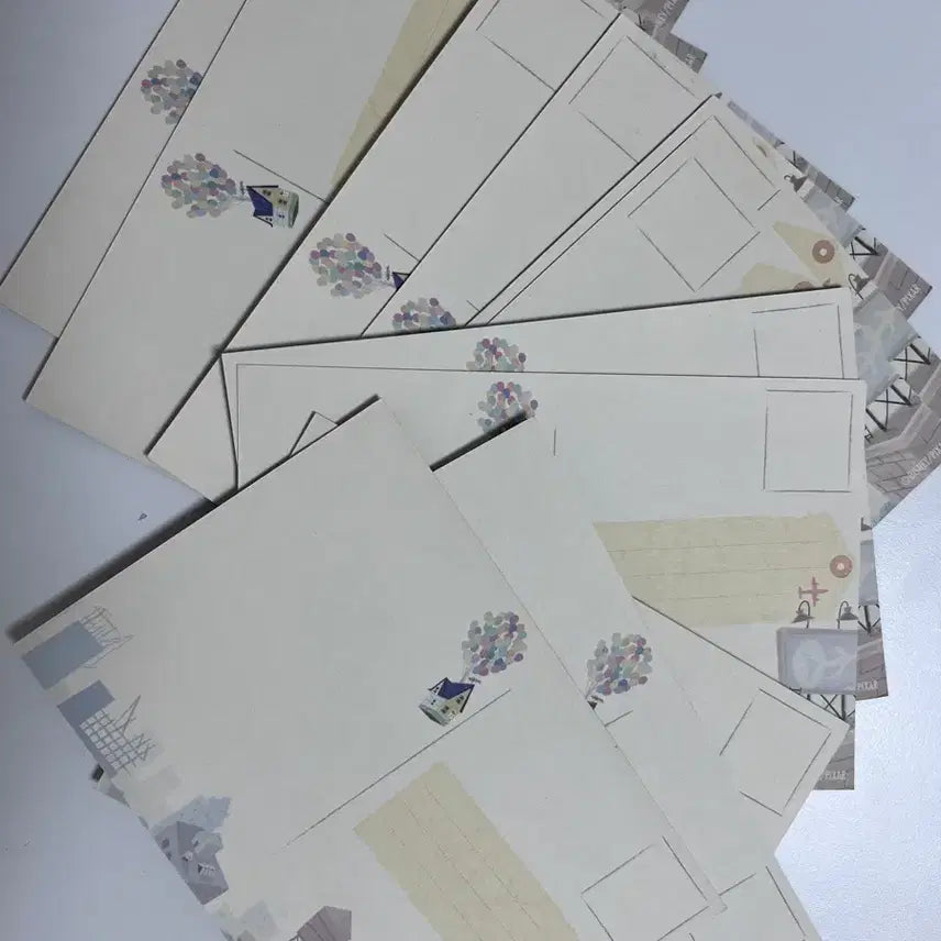 [BUNJANG] Pixar Up Postcard Set (11 pcs) Bundle Set / (희귀) 픽사 업 엽서 세트 11장 일괄