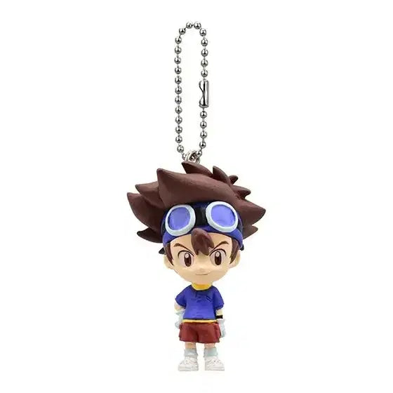 [BUNJANG] Bandai Digimon Adventure Classic Keychain Tai Kamiya Figure Gacha / [새상품] 디지몬 고전 키링 태일 타이치 피규어 스윙 가챠 디지몬어드벤처