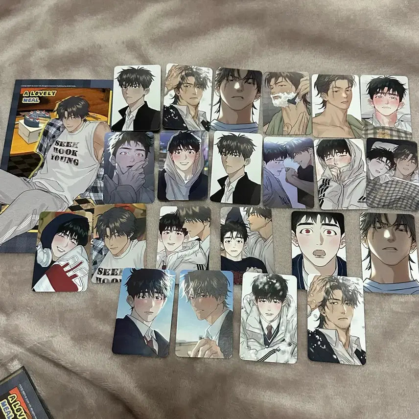 [BUNJANG] BOMSWEETHOME Sik-guk-gyeong Postcard Collection Bundle Set / 봄스윗홈 식후경 시그 엽서 컬렉션 포카 컬포 일괄