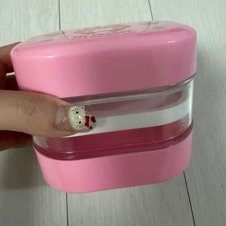 [BUNJANG] Sanrio My Melody Lunch Box / 고전 빨마 빨간 마이멜로디 마멜 도시락 보관함