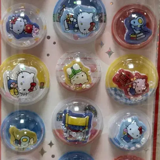 [BUNJANG] Hello Kitty Capsule Seal Stickers / 헬로키티 캡슐 씰 스티커