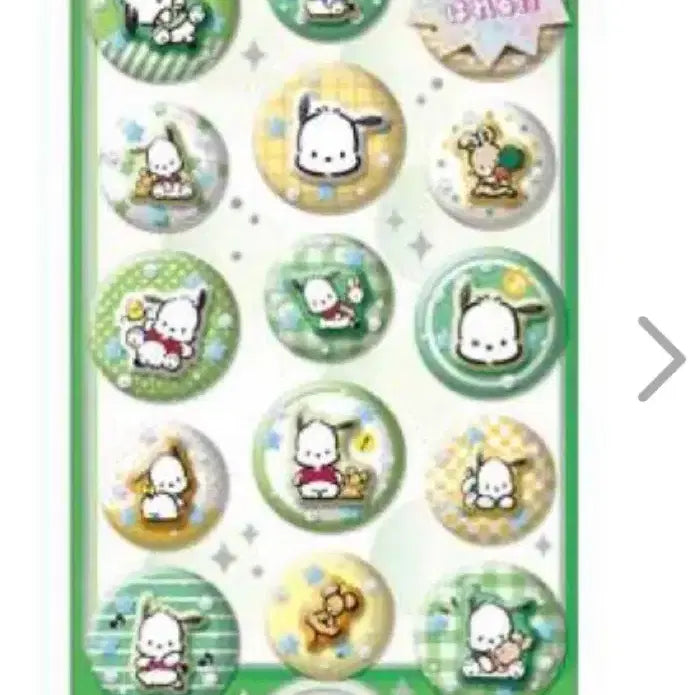 [BUNJANG] Pochacco Capsule Seal Sticker / 포차코 캡슐 씰 스티커
