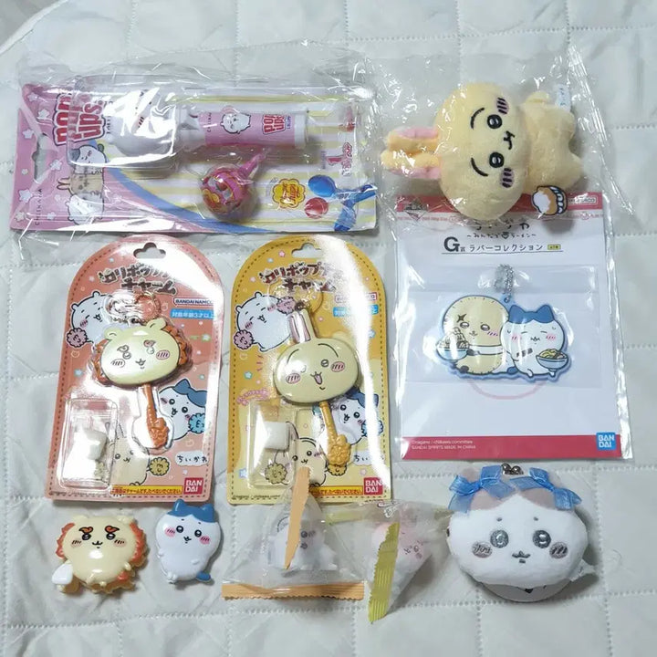 [BUNJANG] Chiikawa Usagi Hachiware Shisa Chocolate Charm Candy Plush Ribbon Wallet Kuji Bundle Set / 치이카와 우사기 하치와레 시사 일괄 초콜릿참 사탕 누이 리본지갑 쿠지