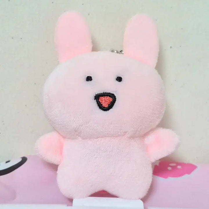 [BUNJANG] Rare Classic Rabbit Plush Keychain / 고전 희귀 가챠 토끼 인형 키링