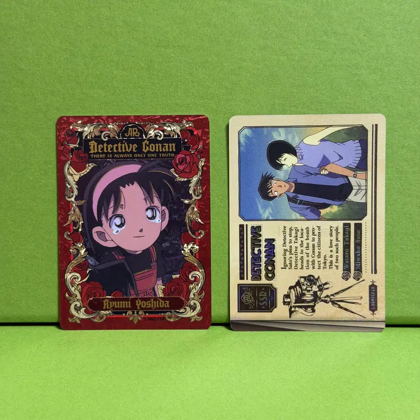 [BUNJANG] Detective Conan Chinese Version Trading Card Set Ayumi 2 Types / 명탐정 코난 중국판 트레이딩 카드 중판 공식 아유미 2종
