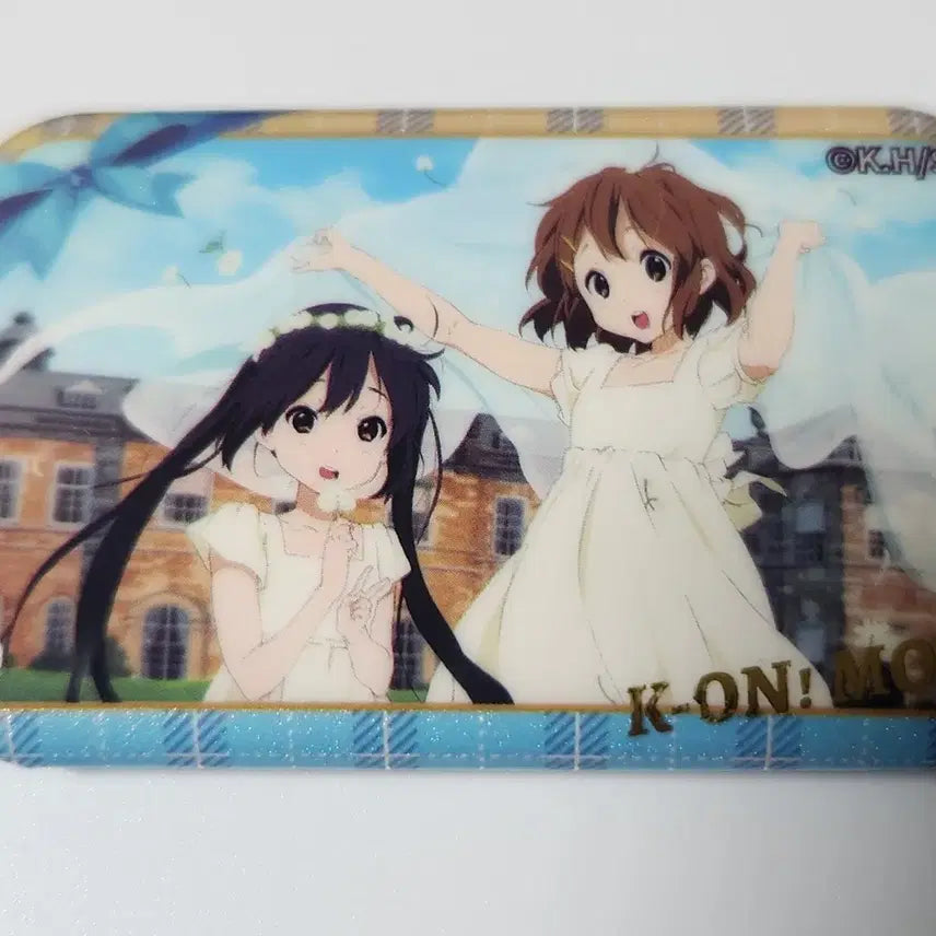 [BUNJANG] K-On! Wedding Dress Square Can Badge / 케이온 사각 뱃지 캔뱃지
