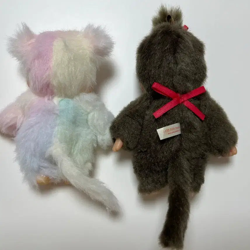 [BUNJANG] Monchhichi Mini Keyring Bundle Set (2 Types) / 일괄) 몬치치 미니 키링 홍콩 타이다이 2종 세트