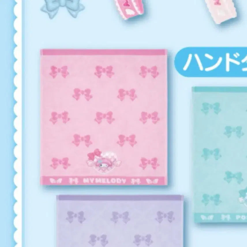 [BUNJANG] Sanrio My Melody Atari Kuji Pink Ribbon Hand Towel / 산리오 마이멜로디 아타리 쿠지 10번 핑크 리본 핸드타올
