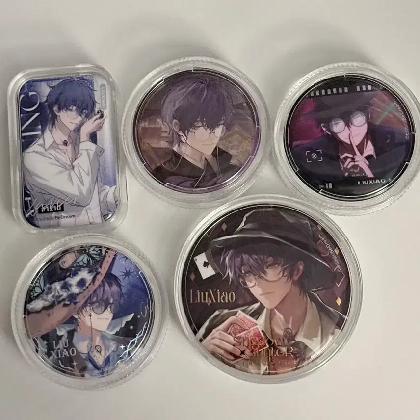 [BUNJANG] Link Click Liu Xiao Bundle Set Can Badge / 시광대리인 리우샤오 캔뱃지 일괄