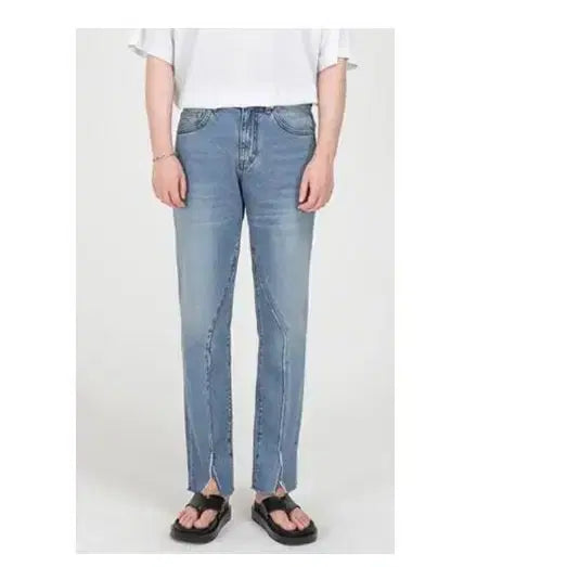 [BUNJANG] Branded 1801 Rework Denim Slit Jeans (Size 30) / 30사이즈) 브랜디드 1801 슬릿진