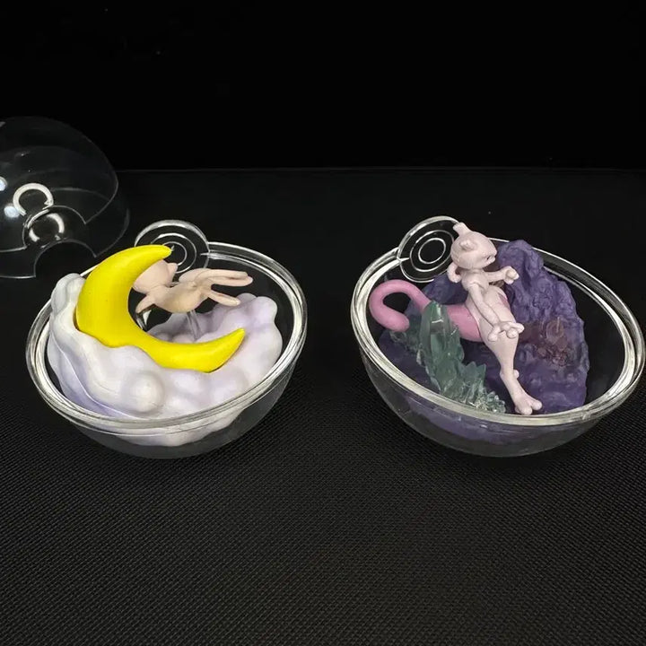 [BUNJANG] Pokemon Re-Ment Terrarium Legendary Pokemon (Mew, Mewtwo) Set / 포켓몬 리멘트 테라리움 전설의포켓몬(뮤,뮤츠)