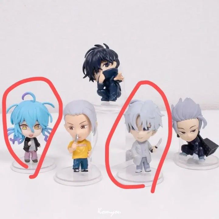 [BUNJANG] Sakamoto Days Gacha Figure (Suga, Akira Akao) / 사카모토 데이즈 피규어 가챠 (슬러 X, 아키라 아카오)