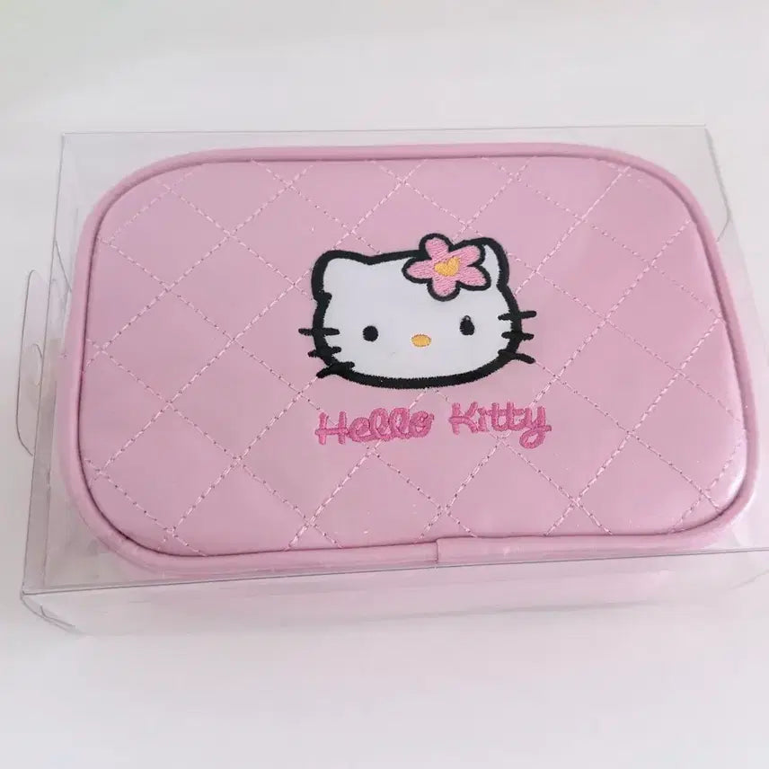 [BUNJANG] Hello Kitty Quilted Pouch / 키티문방구 키티퀼트 파우치