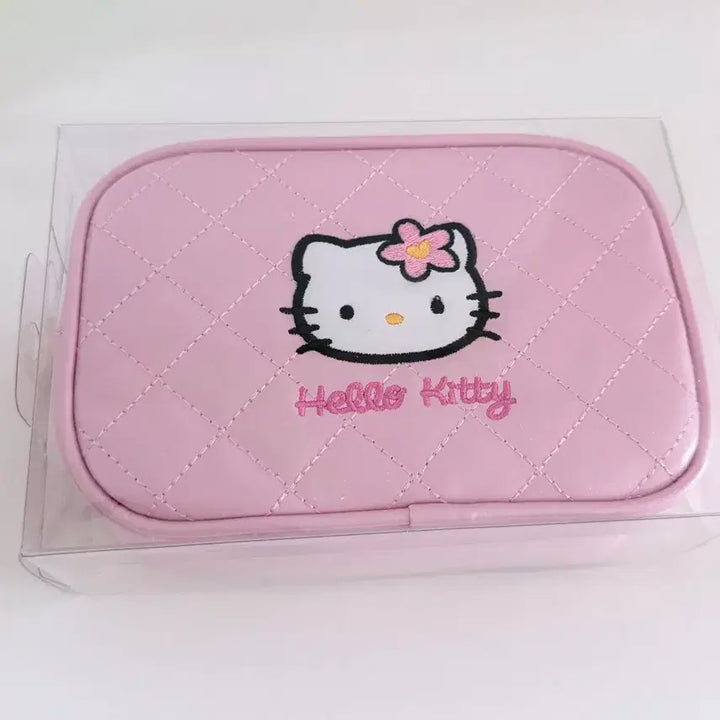 [BUNJANG] Hello Kitty Quilted Pouch / 키티문방구 키티퀼트 파우치