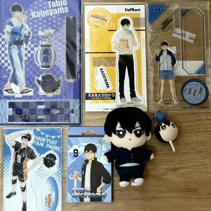 [BUNJANG] Haikyuu!! Kageyama Tobio Acrylic Art Tapestry Plush Gacha / 하이큐 카게야마 토비오 아크릴 원화 태피 누이 가챠