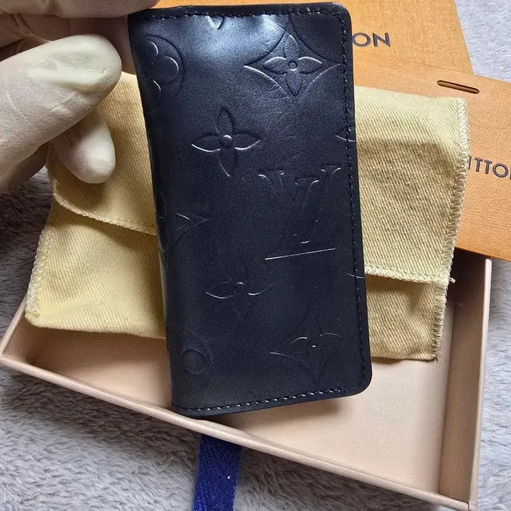 [BUNJANG] Louis Vuitton Monogram Empreinte Pochette Clé Key Case Aubergine / (정품)루이비통 모노그램 앙프레인트 포셰트 클레 키 케이스