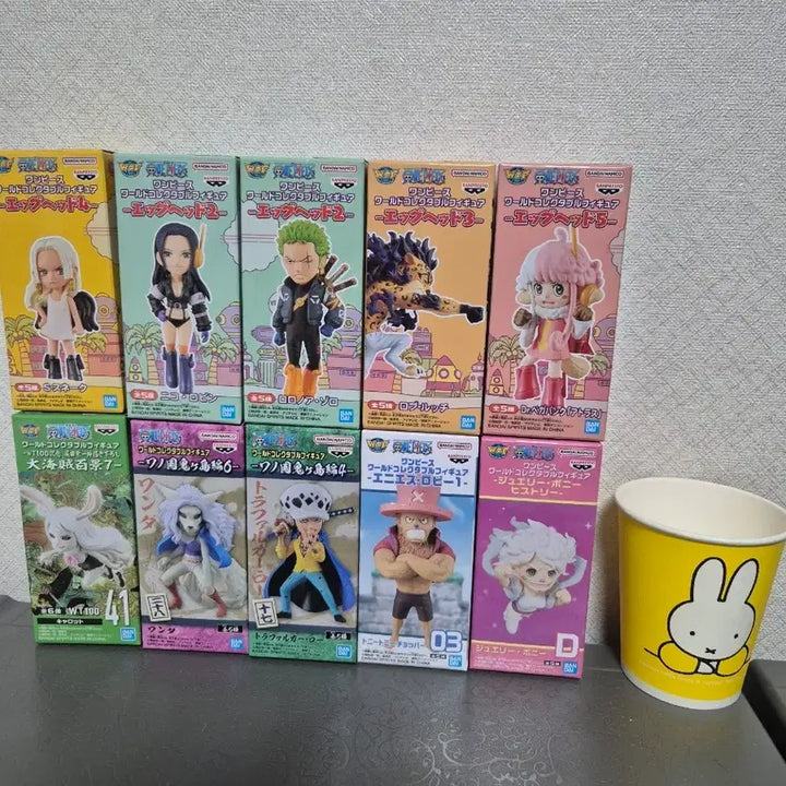 [BUNJANG] One Piece World Collectable Figure 10-Piece Bundle Set / 원피스 월드 콜렉터블 피규어 10종 일괄