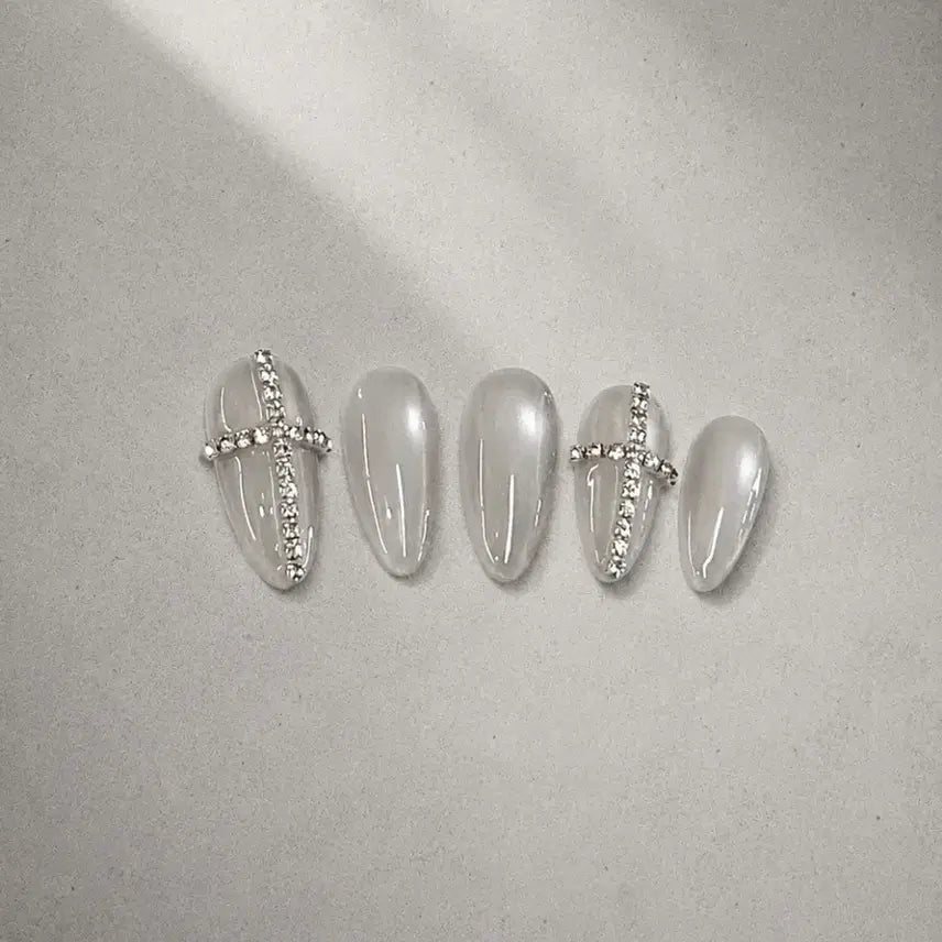 [SOLD OUT] 월드컵기간할인) 십자가 수제 네일팁