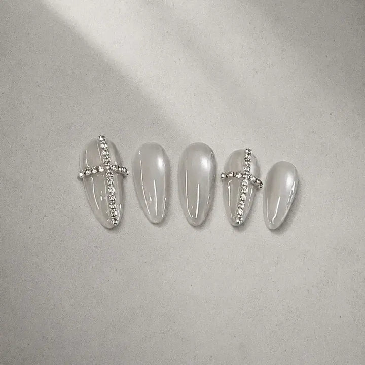 [SOLD OUT] 월드컵기간할인) 십자가 수제 네일팁