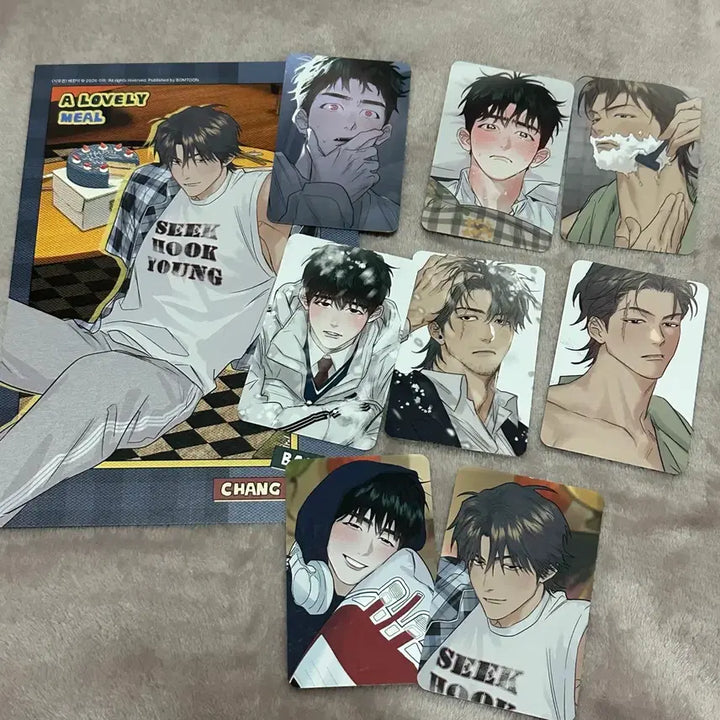 [BUNJANG] Bom Sweet Home Sikukyeong Signature Postcard Collection Bundle Set Photocard / 봄스윗홈 식후경 시그 엽서 컬렉션 포카 컬포 일괄