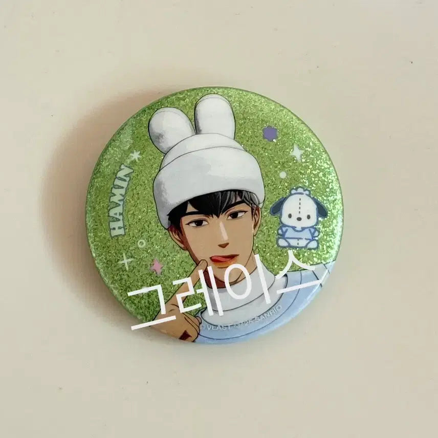 [BUNJANG] PPLAVE BBUU Hamin Badge / 플레이브 BBUU 뿌우 하민 뱃지