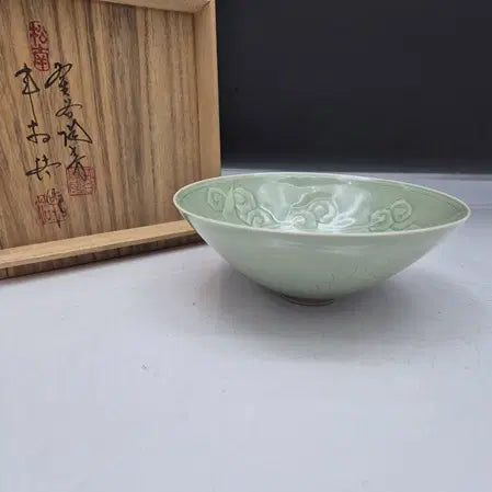 [BUNJANG] Shin Sang-ho Celadon Tea Bowl / 송남신상호선생님 -청자다완/