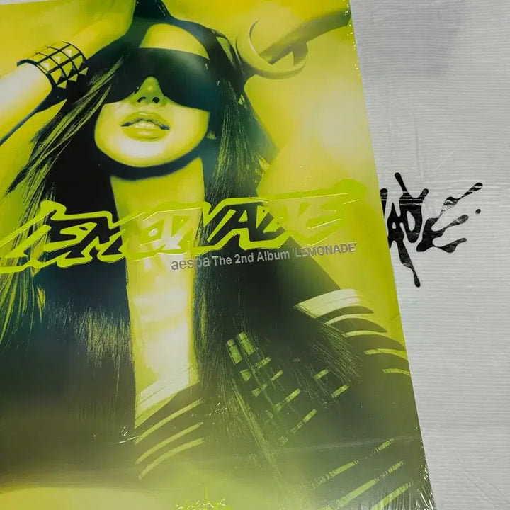 [BUNJANG] aespa Giselle Lemonade Acid Version Sealed Album + Official Fan Meeting Reusable Bag Bundle / 에스파 지젤 레모이네이드 acid 미개봉 앨범 역조공 리유저블백