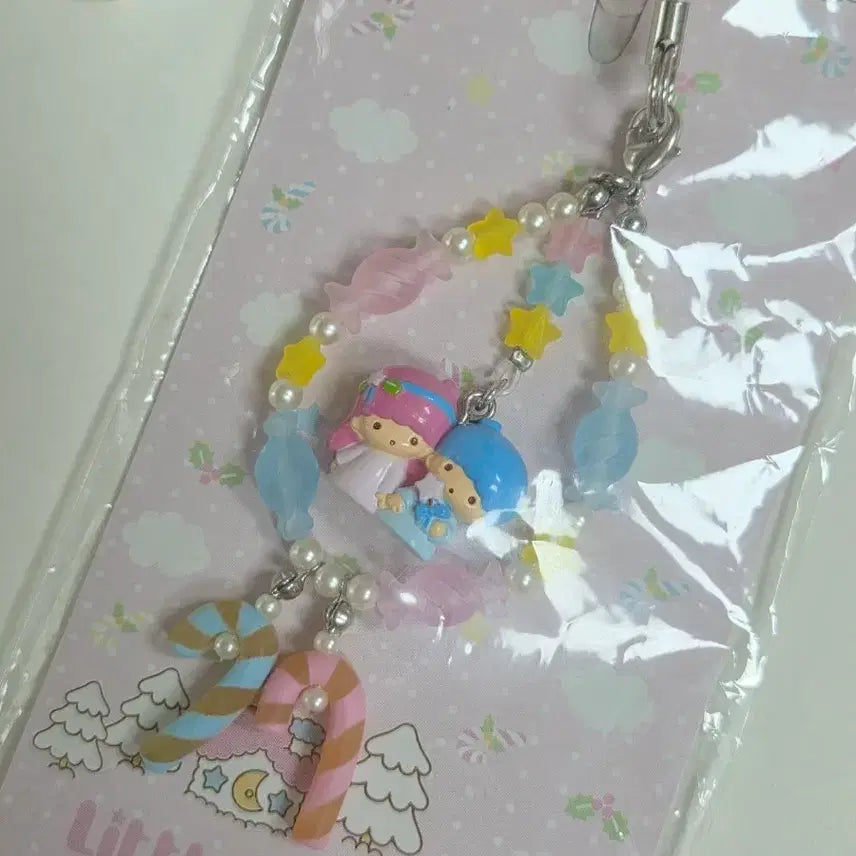 [BUNJANG] Little Twin Stars Candy Strap / 고전키키라라 리틀트윈스타 사탕 스트랩