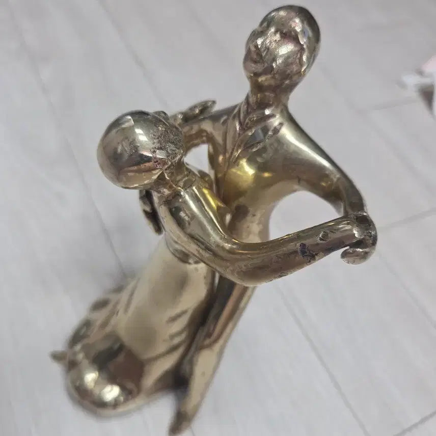 [BUNJANG] Brass "Lovers Dancing the Waltz" Sculpture / 황동작품  왤츠추는 연인