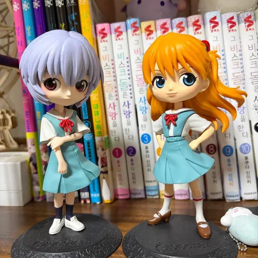 [BUNJANG] Evangelion Asuka &amp; Rei Banpresto Figure Bundle Set / 일괄가격) 에반게리온 반프레스토 아스카 아야나미 레이 피규어