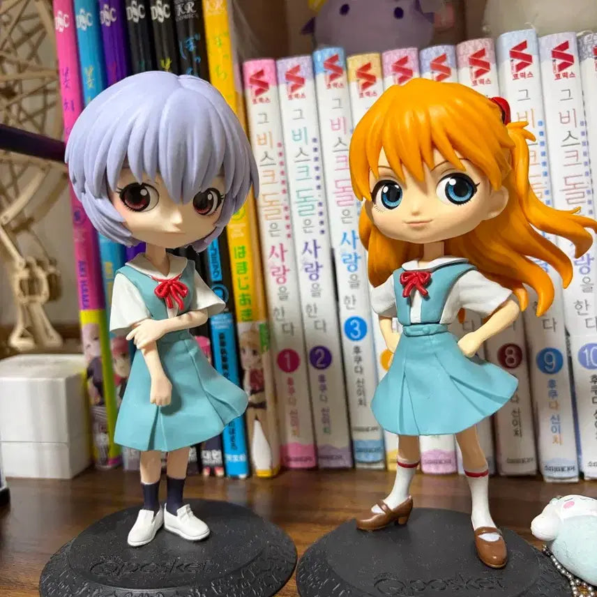 [BUNJANG] Evangelion Asuka &amp; Rei Banpresto Figure Bundle Set / 일괄가격) 에반게리온 반프레스토 아스카 아야나미 레이 피규어
