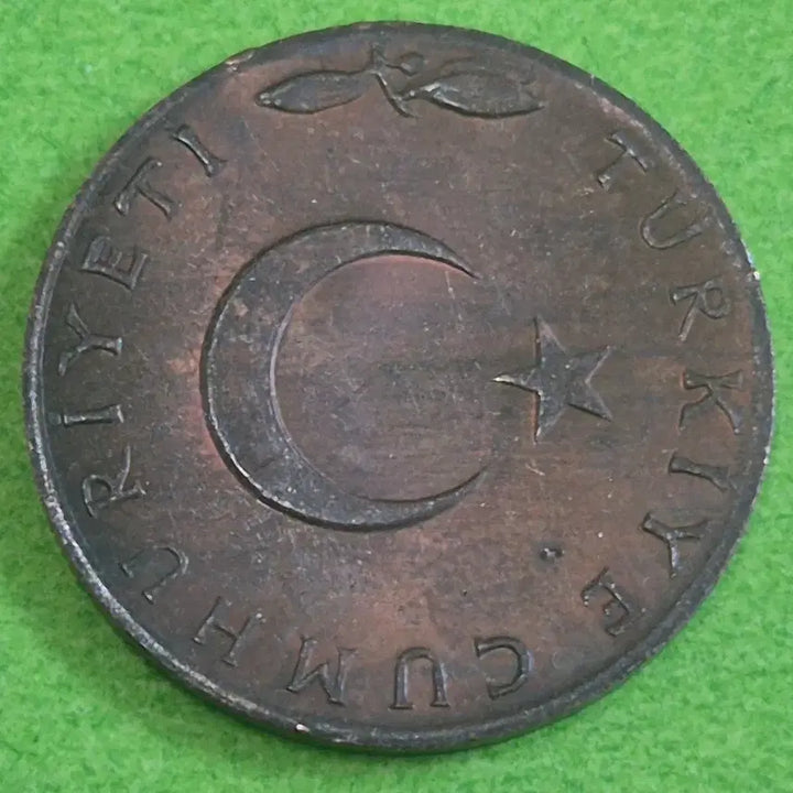 [BUNJANG] 1972 Turkey 5 Kuruş Coin / [희귀] 1972 터키 5쿠루시 동전M3443