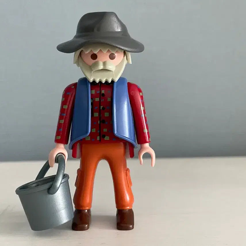 [BUNJANG] Playmobil Farmer Grandfather Figure (Used) / 중고 플레이모빌 흰수염 농부 할아버지