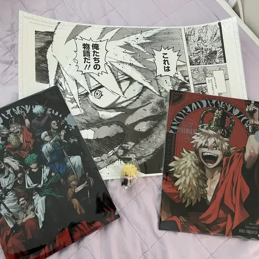 [BUNJANG] My Hero Academia Katsuki Bakugo Original Drawing Reproduction Set / 택포3.5)나히아 원화전 원고 바쿠고카츠키