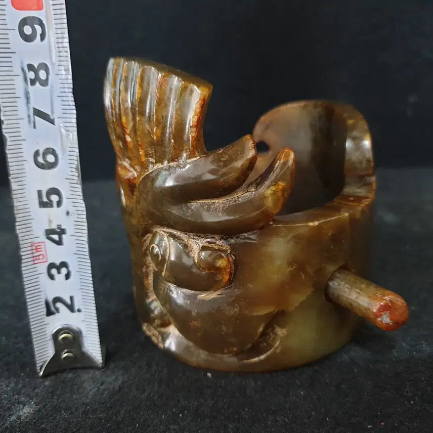 [BUNJANG] Qing Dynasty Bronze Celadon Celadon Jar / (수원만물)출토 화전옥 옥고