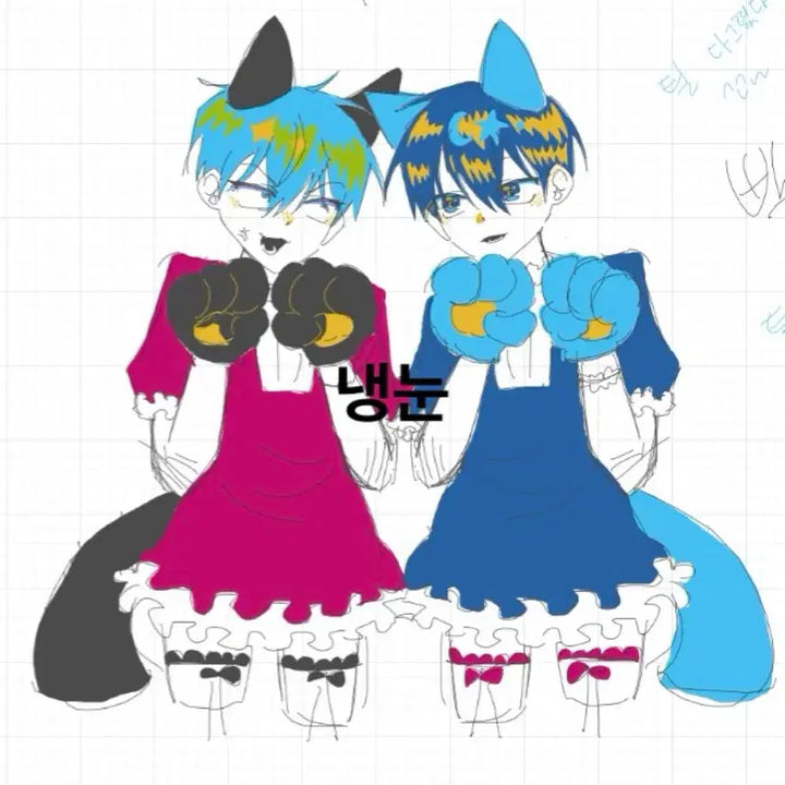 [BUNJANG] Custom Doodle Commission - Discount Available / 낙서 커미션(엄청난 할인중,아래 참고)