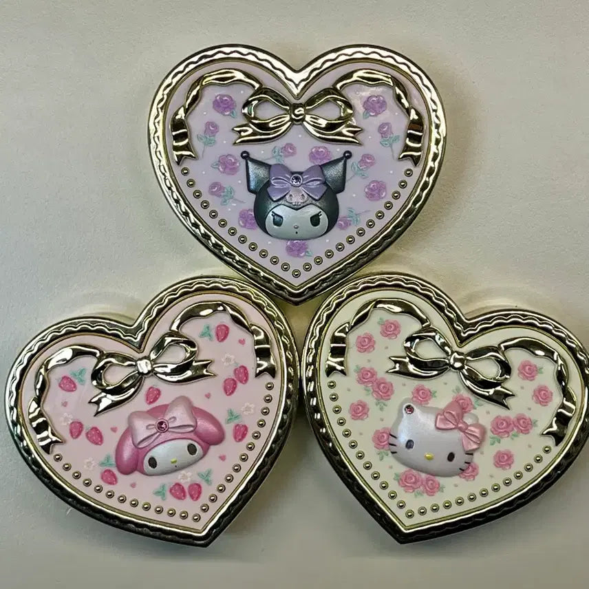 [BUNJANG] Sanrio Authentic Jewelry Box Set - Hello Kitty, My Melody, Kuromi / 산리오 정품 주얼리함 키티 마멜 쿠로미 일괄