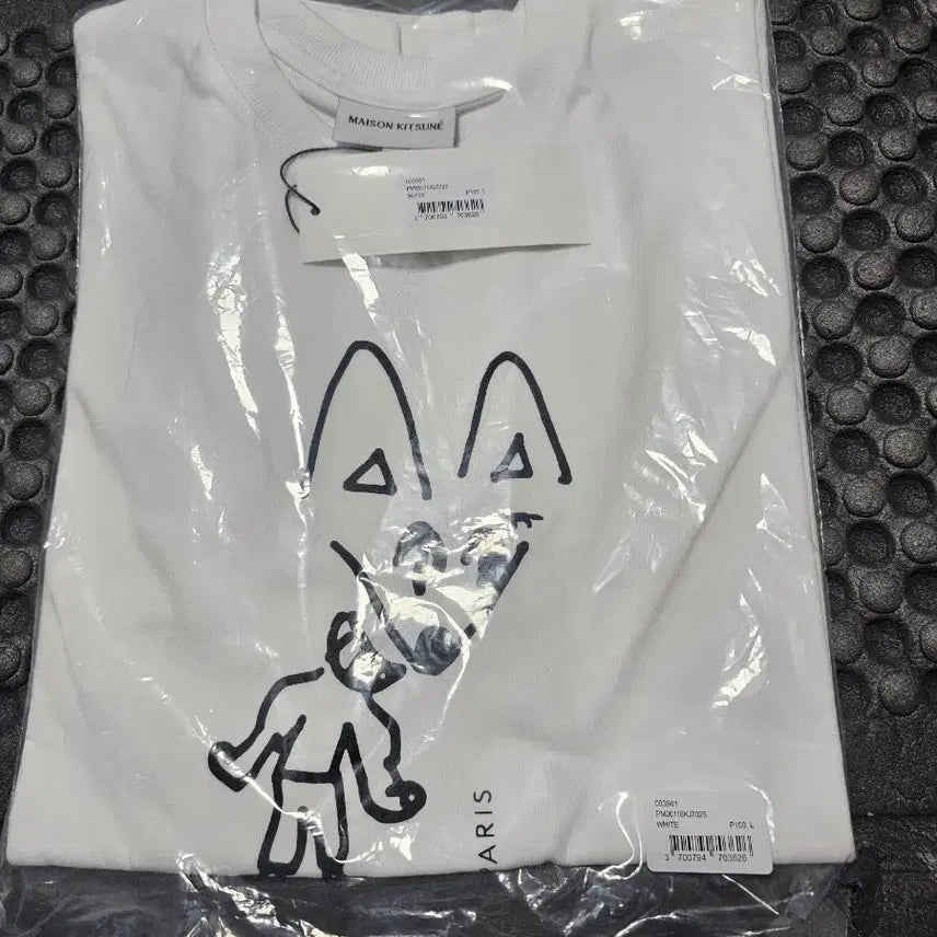 [SOLD OUT] 메종키츠네 반팔티 화이트 L