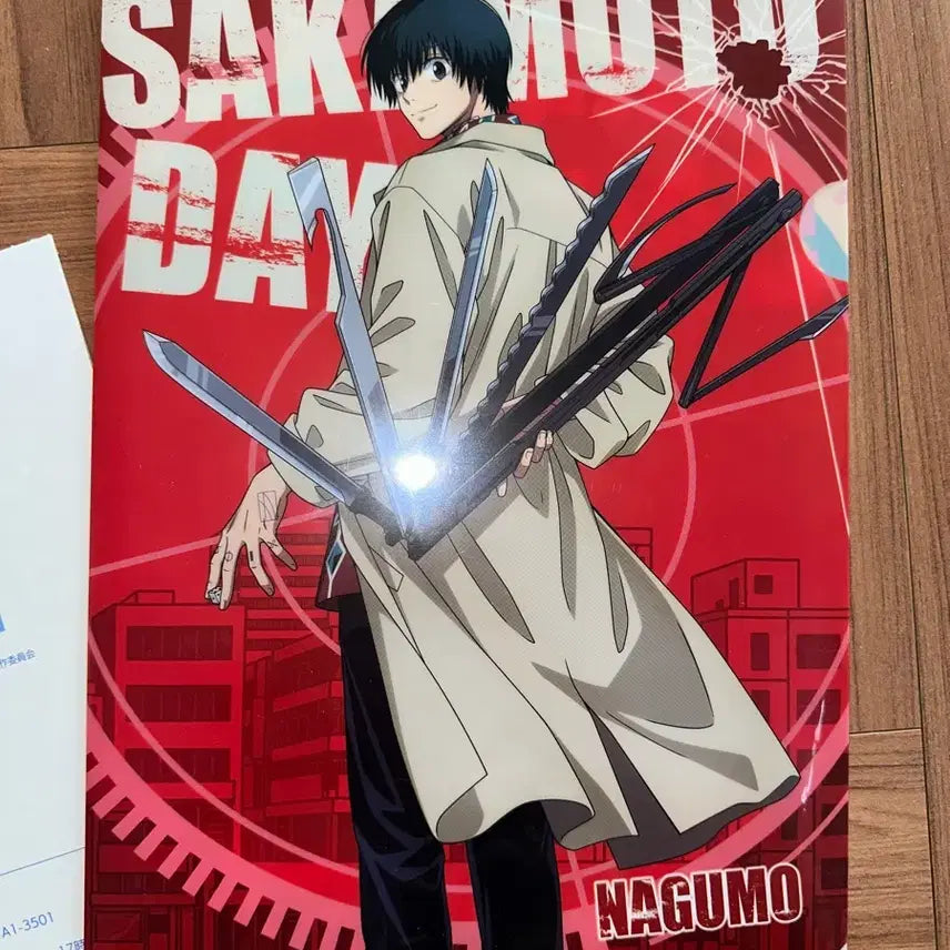 [BUNJANG] Sakagami Days L-Size Clear File / 사카모토데이즈 나구모 사카모토 클리어파일 새상품
