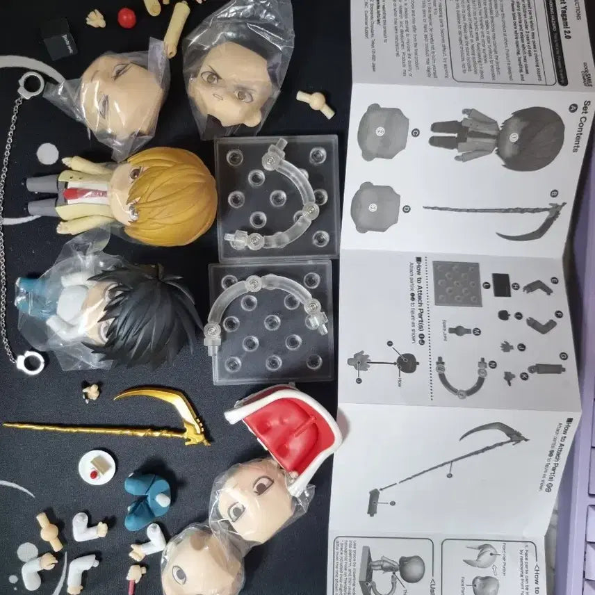 [BUNJANG] Death Note L &amp; Light Nendoroid Bundle Set / [데스노트] 엘, 라이토 (일괄) 넨도로이드