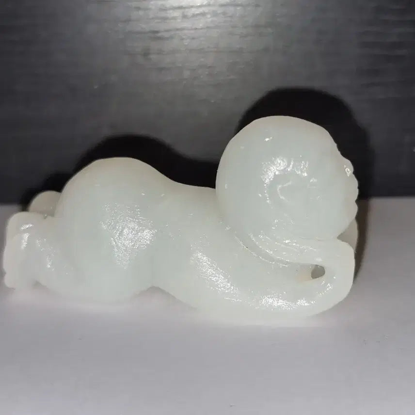 [BUNJANG] Jade Boy Figurine Sculpture / 옥석 동자 인물상 조각품